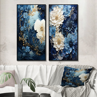 «Spirale d'encre liquide», 2 pièces sur toile
