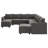 Berenika Velvet Modular U-Shaped Sectional-1595147500