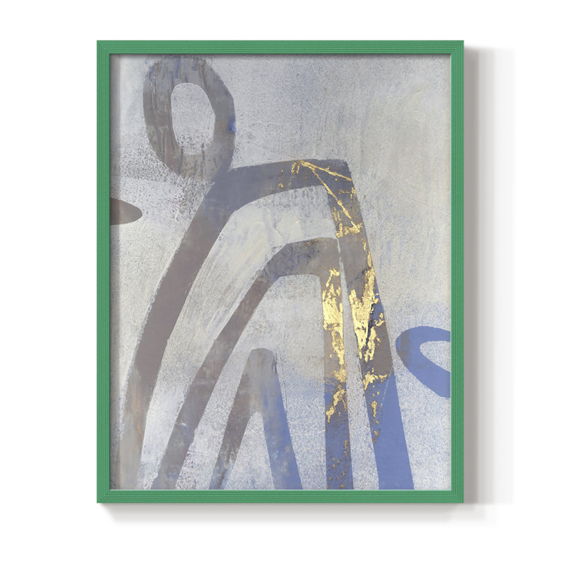 Linx II, reproduction encadrée - bois massif, Vert, H 10 po x l 8 po