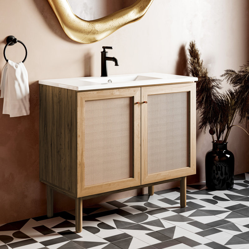 Meuble-lavabo de 36 po Classe - armoire seulement, Chêne Toppan
