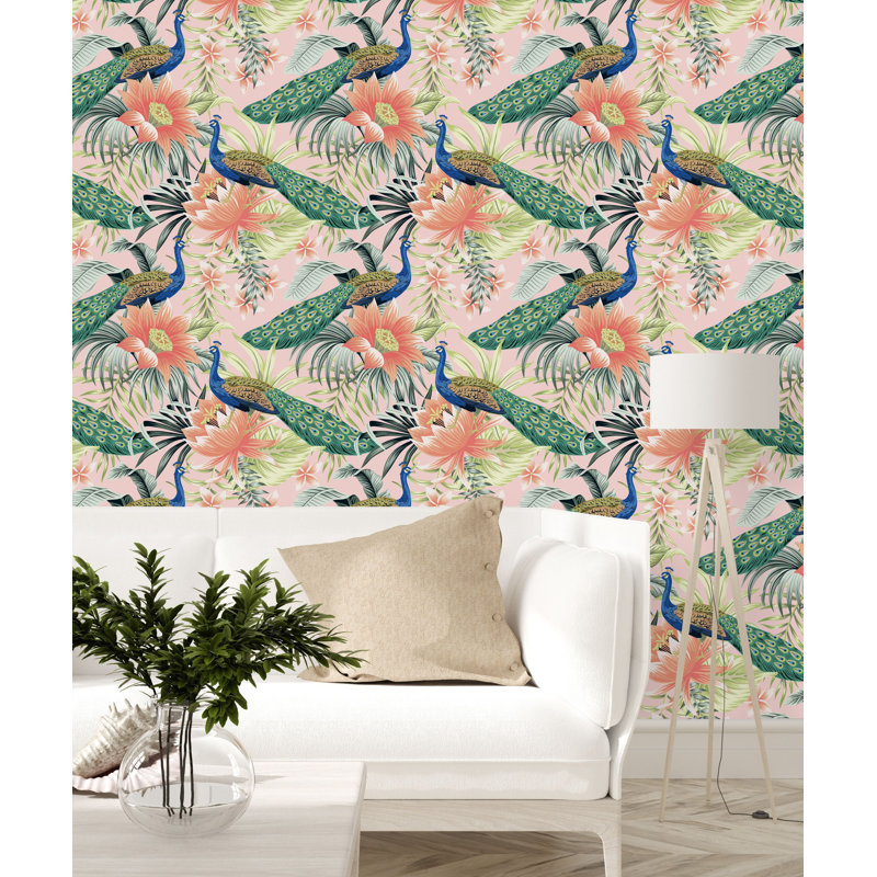 Carrelage papier peint Cristobal Pastel, L 10,4 po x l 25 po, Papier