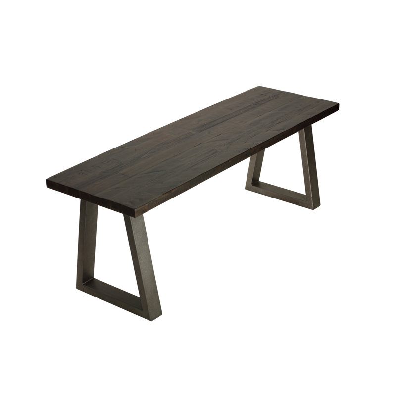 Banc en bois en métal Painuly