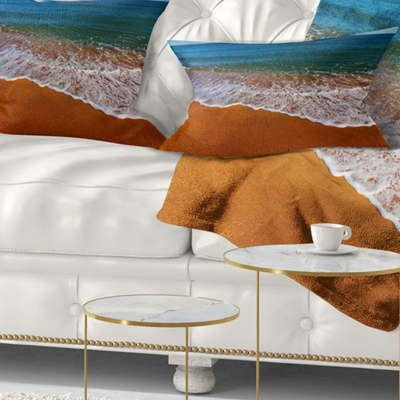 Coussin lombaire à vagues beach mer