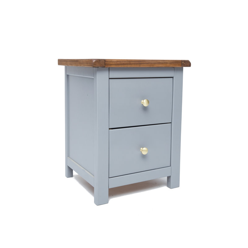 Conner 45cm W Solid + Manufactured Wood Bedside Table