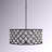 Bernon 4 - Light Dimmable Drum Chandelier