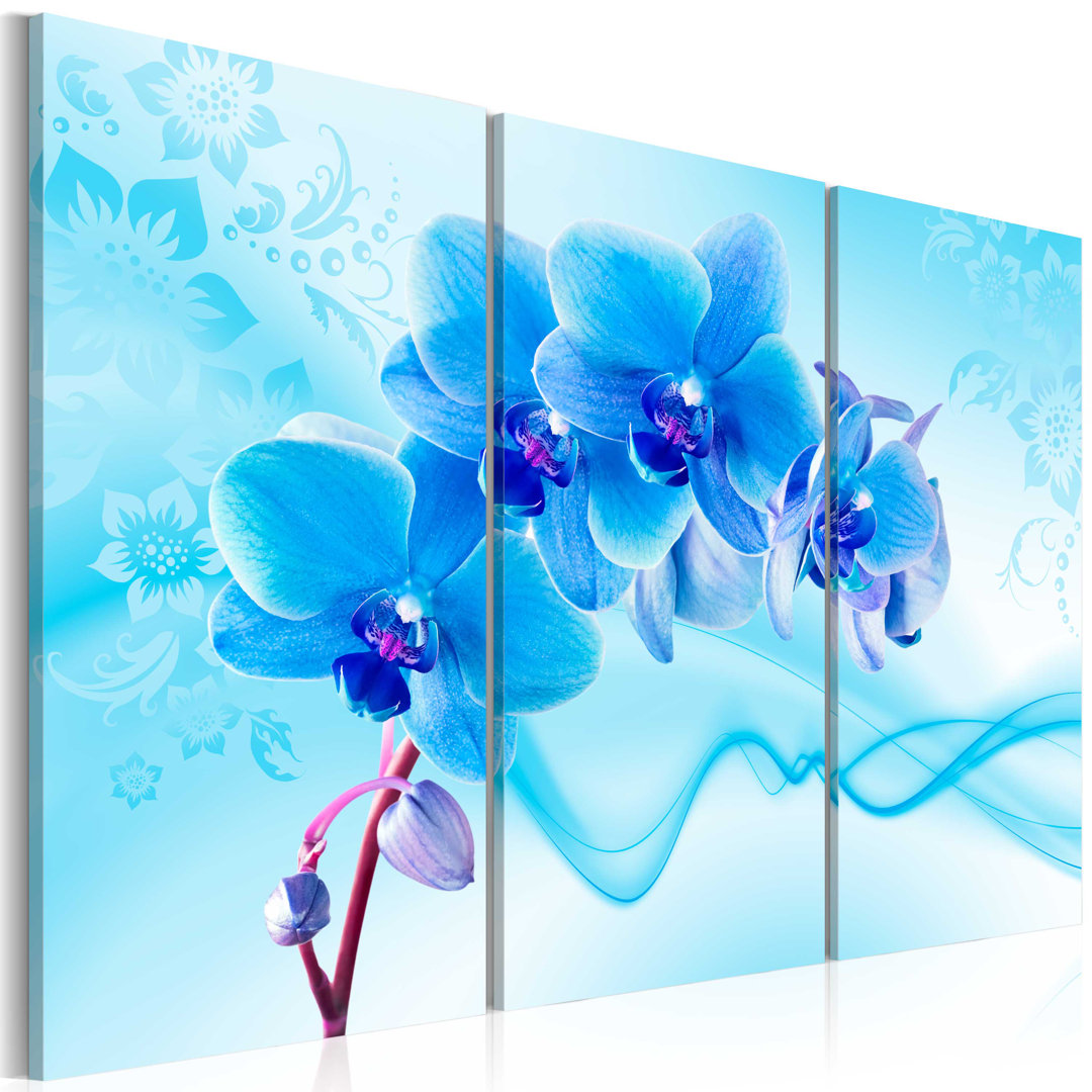 Leinwandbild Ethereal Orchid - Blue