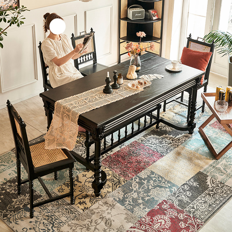 Stachmus Ash Dining Table, 30.7" H x 35.43" W x 70.86" L