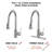 Eqloo Beckville Pull Down Kitchen Faucet-55175785