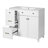 Bathroom Vanity With Ceramic Sink-974175706