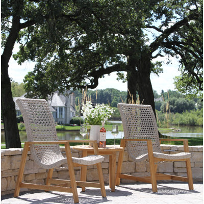 Demetri 3 Piece Teak Seating Group
