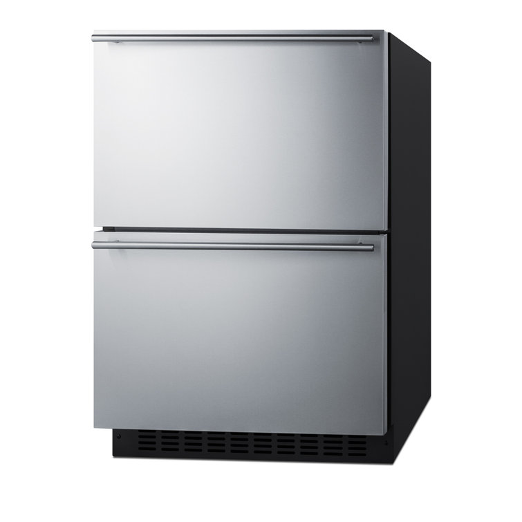 2.6 cu.ft. Stainless Compact Refrigerator with Reversible Door