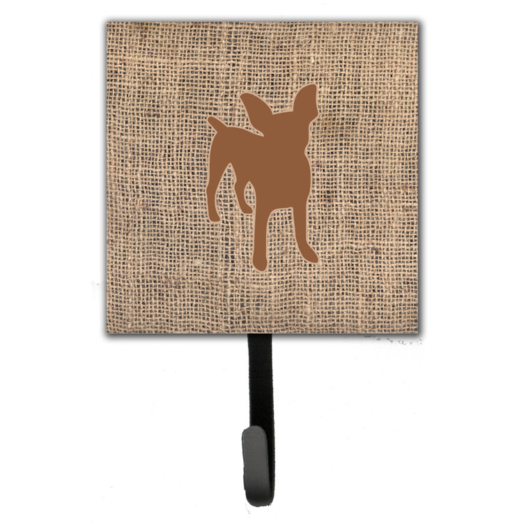 Porte-laisse Personnalisé Pour Deux Chiens En Bois - Support Mural Avec Nom 3D, Cadeau Pour Propriétaire De Chien