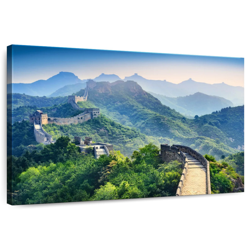 Ravi, matin, grande muraille de Chine, H 32 po x l 48 po