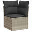 Ensemble de canapé de jardin Vidaxl gris clair / anthracite-117670392