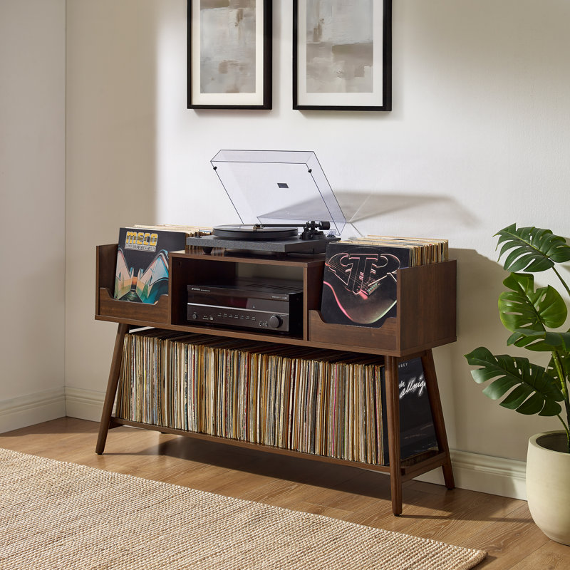Capucine Medium Record Player Stand With Vinyl Storage