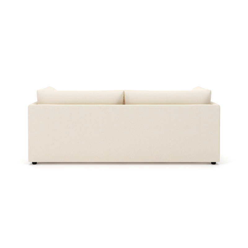 Kallie 86" Upholstered Sofa, Nomad Eggshell Crypton® Chenille