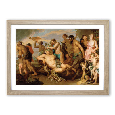 The Triumph of Bacchus by Peter Paul Rubens - Picture Frame Painting on MDF