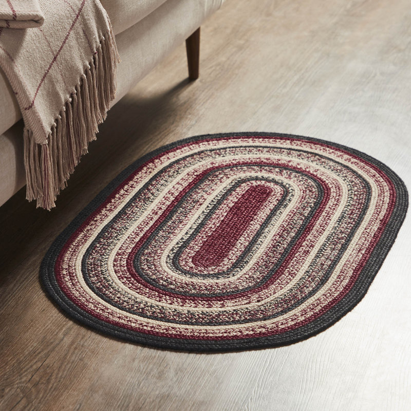 Batish Striped Indoor Rug, Oval 2' x 3'