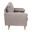 Compact Upholstered Tufted Loveseat With Wooden Legs-88754090