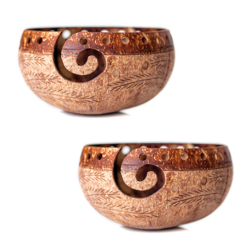 Bol décoratif en bois naturel