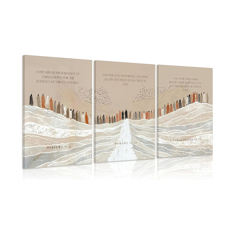 3 Piece Wrapped Canvas Print