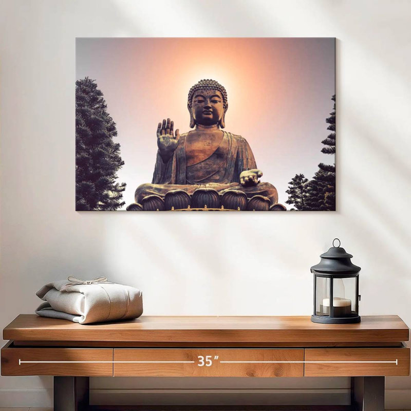 Bouddha géant Adella, H 16 po x l 24 po