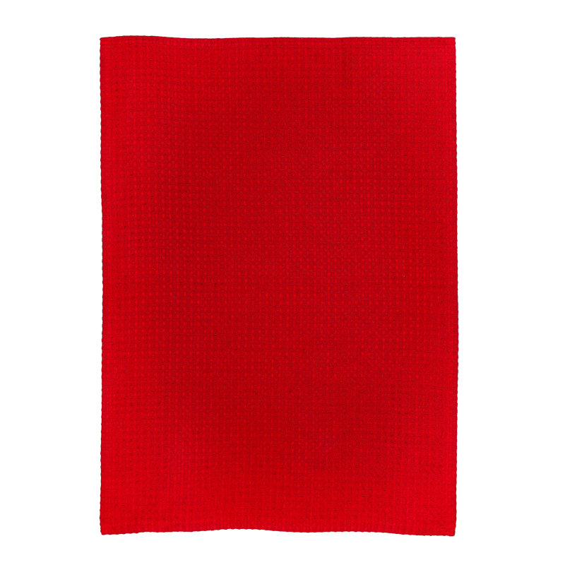 Santa with Tree Lights Embroidered Dish Towels