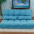 Laredo Double Chaise Lounge Sofa Reclining Floor Game Chair Floor Couch and Sofa with Two Pillows-1637295192
