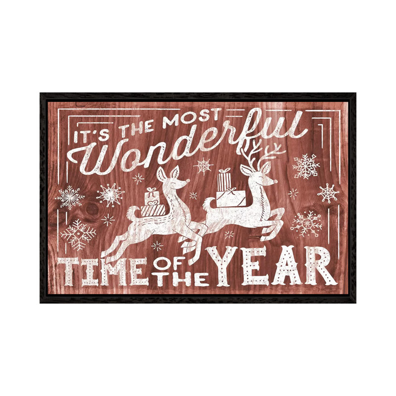 Rustic Holiday I by Laura Marshall - Gallery-Wrapped Canvas Giclée on Canvas, Black Framed, 152.5 cm H x 101.5 cm W