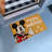 Licensed Disney Mickey Mouse Santa Happy Holidays Christmas Coir Door Mat 2-Piece Set