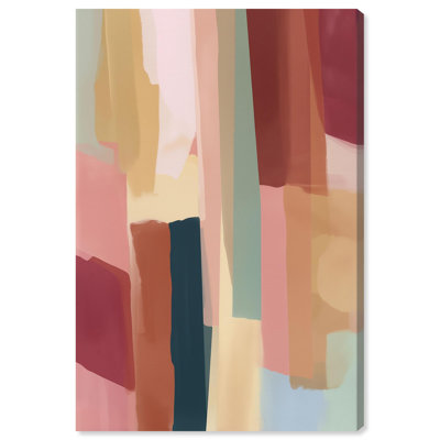 «Soft Color Bars», reproduction d'art sur toile par Art Remedy, 24 x 36
