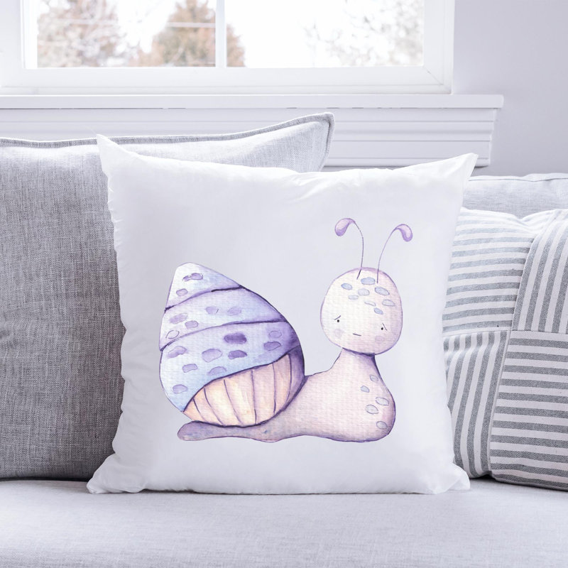 Nautical Sea Life_745 - Coussin décoratif avec coussin décoratif, H 14 po x l 14 po