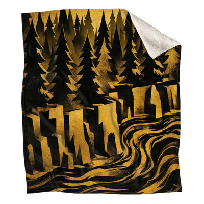 Forest River Landscape Blankets