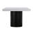 Tov Furniture Nova White Lacquer Dining Table