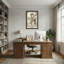 Bath and Laundry Eagle lisant un journal sur une toilette-908005126
