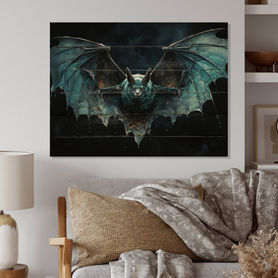 «Bat Nights Guardian» sur impression sur bois
