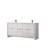 Lafarre 72 in W x 20 in D Double Bath Vanity and Gun Metal Faucet Set-113057314-104786881