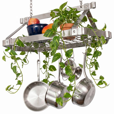 Premier Handcrafted Hanging Pot Rack