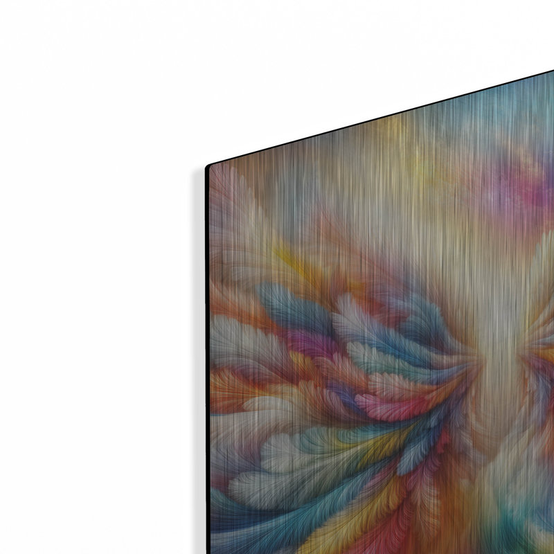  «Wings Of Light 2» par Rey Klimt, art mural en métal, H 12 po x l 12 po