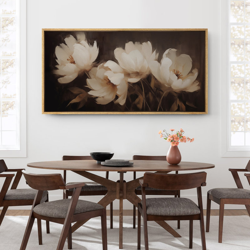Œuvre d'art rustique brun rustique, photos murales de chambre à coucher neutre, impression numérique sur toile giclée sur toile