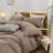 BESTOUCH Duvet Cover Set 100% Washed Cotton Linen Feel Lightweight-114986054-114986044