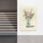 Summer Wildflower Bouquet Rustic Abstract Fern Flower Nature Wall Art Print 1 Piece Wrapped Canvas Wall Art-1977754230