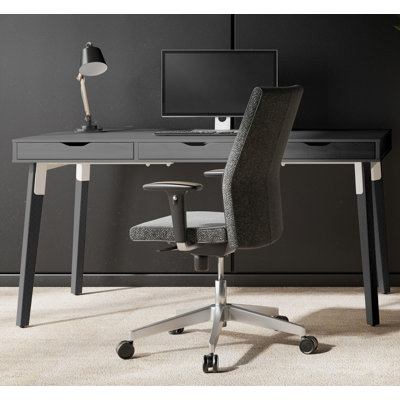 Kassandra Solid Wood Base Writing Desk