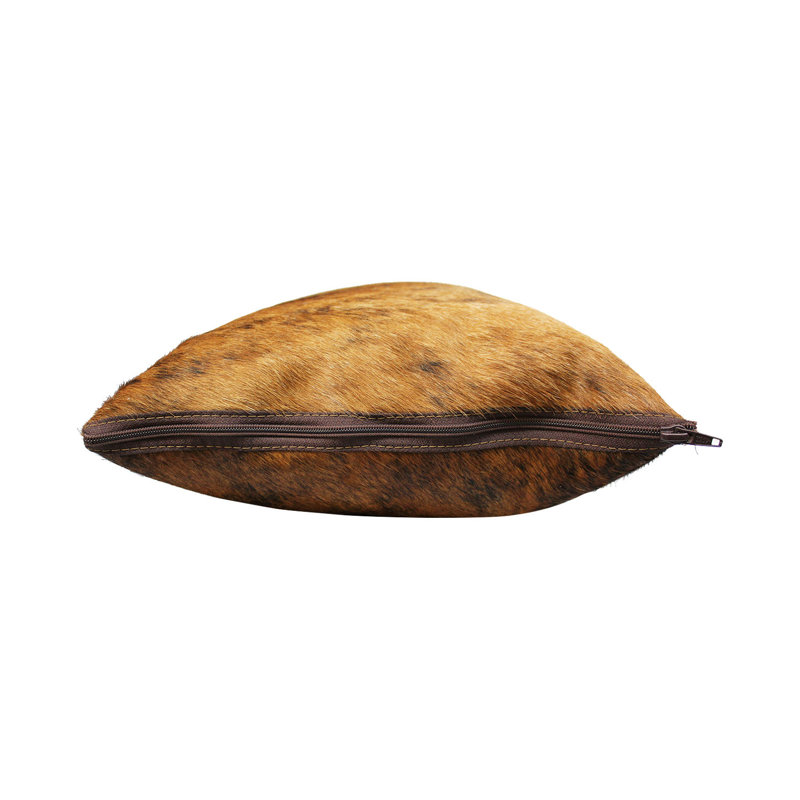 Brindle Authentic Cowhide Lumbar Pillow Cover