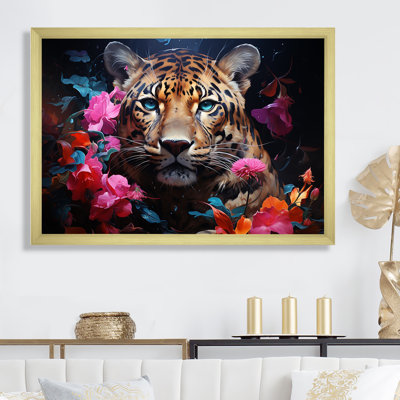 Jaguar romantique, énigme sur toile