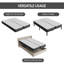 Sommier tapissier / base en bois fendu pour support de matelas, entièrement assemblé-457351421-457351423