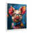 White Single Picture Framed Canvas