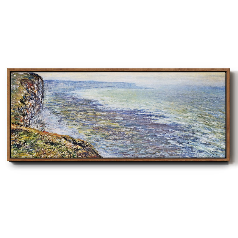 Paysage marin près de Fecamp, 1881 - Toile encadrée, H 24 po x l 60 po