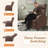 Faux Leather Massage Chair Home Theater Seat with Massage Function-1344441669
