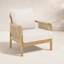 Chaise en teck et jacinthe de Rogers